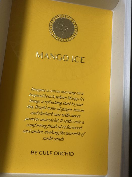 Gulf orchid-mango ice