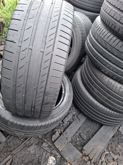 Vand 2 anvelope 255 45 20 continental de vara bune