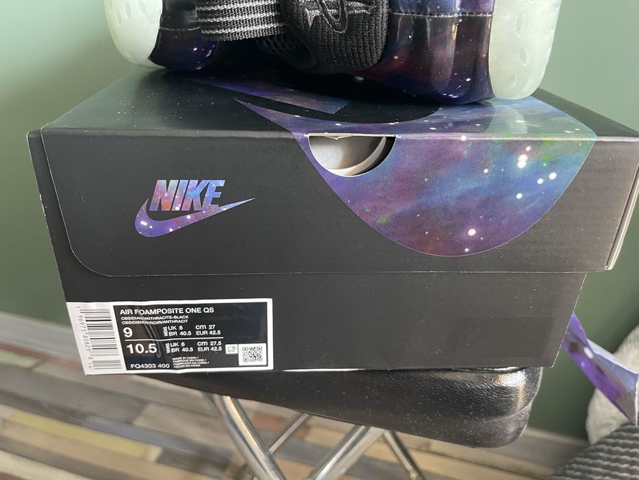 Nike Air Zoom Foamposite One QS Galaxy Jordan Lebron Kobe Penny NBA