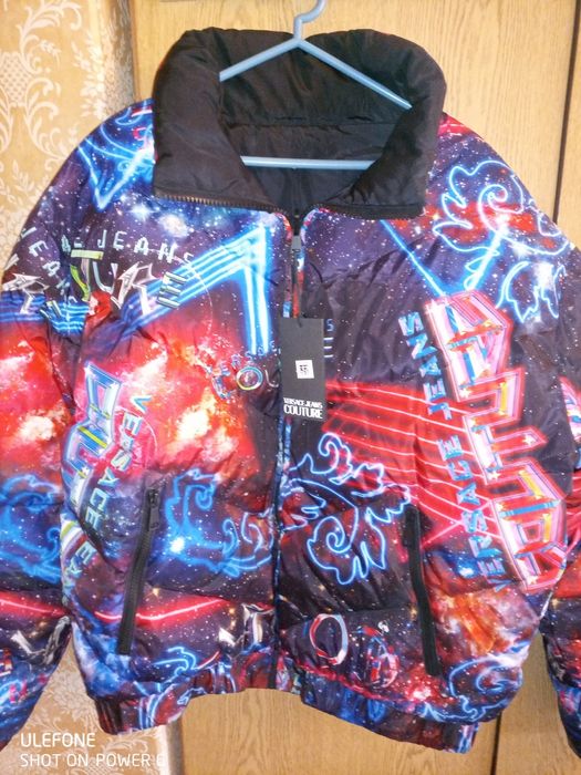 Versace мъжко Оригинално зимно яке с две лица размер 52- XL