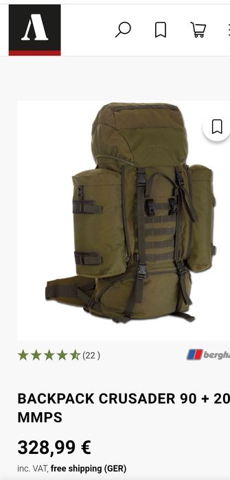 Rucsac munte Berghaus Crusader 90+20