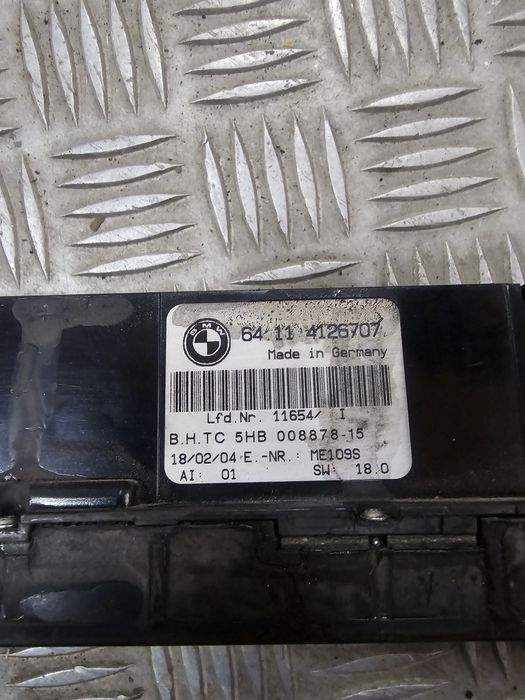 Panou Comanda AC Clima Climatronic BMW Seria 3 E46 1997 - 2005 Cod 412