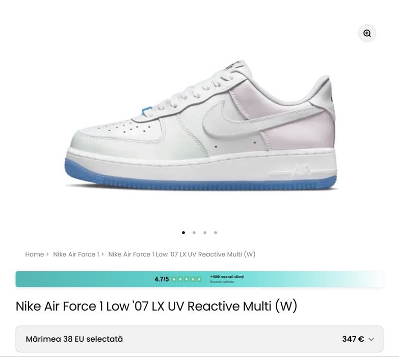 Air Force 1 colour changing