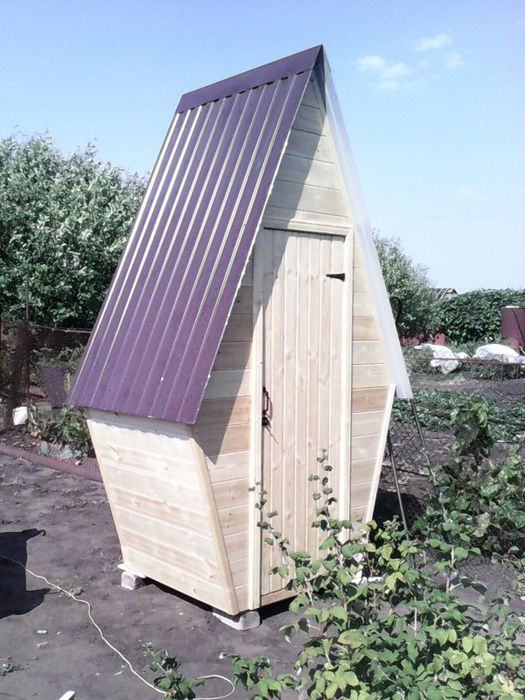 Туалет Деревянный для Дачи из Дерево