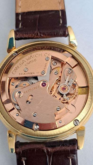 Ceas de Aur 18 K Omega Automatic Cadran Fagure