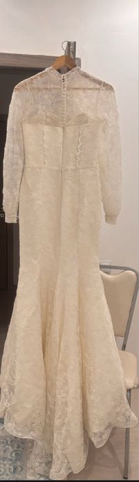 свадебное платье с кружевами