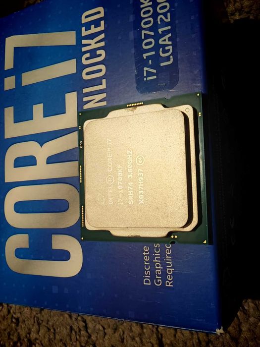Процесор Intel Core I7-10700KF 8 cores (Up to 5.10Ghz) LGA1200