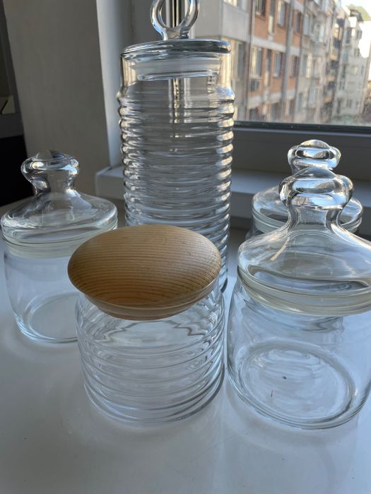 Стъклени контейнери за съхранение