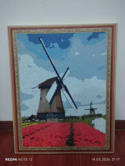 Алмазная мозаика готовая работа