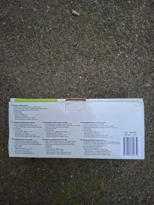 Foarfeca cu acumulator pentru iarba și arbusti