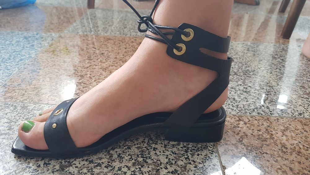 Кожени испански сандали 36 номер