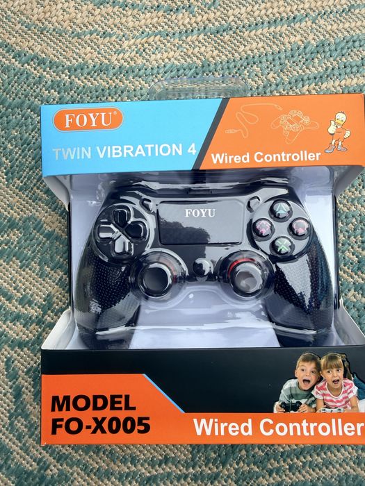 Controller cu fir FOYU FO-X005 compatibil PS4, Twin Vibration