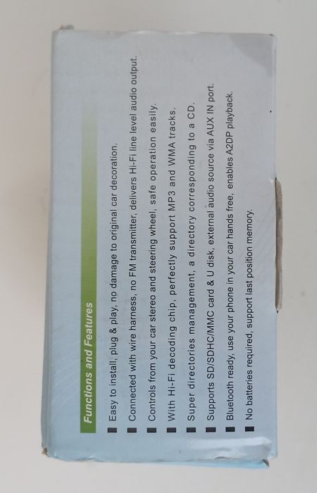 Yatour, Дигитален музикален чейнджър YATOUR YCARLINK с SD USB