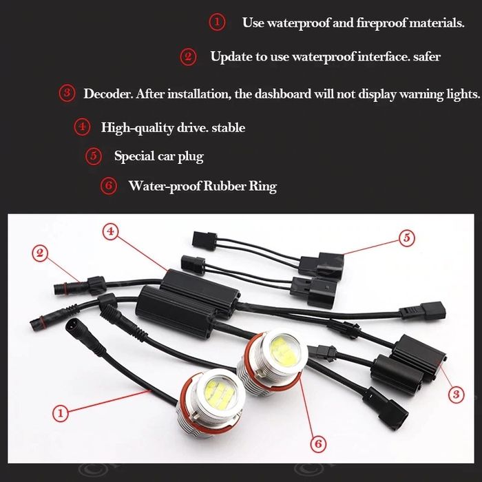 Ангелски очи bmw angel eyes  BMW E39 E53 E60 E61 E83 E53 X5 E87