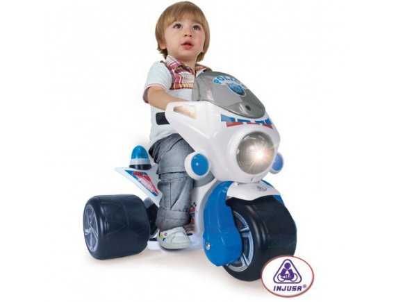 Motocicleta electrica Injusa Samurai police 6v