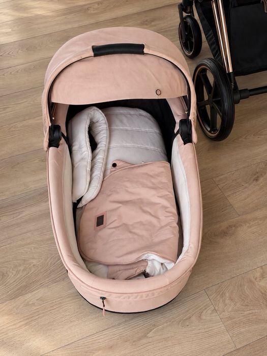 CYBEX Priam 4 Platinum Rose Gold 2в1 + кош + аксесоари