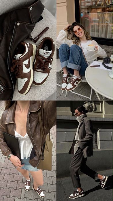 Кроссовки кожаные Nike Dunk Low