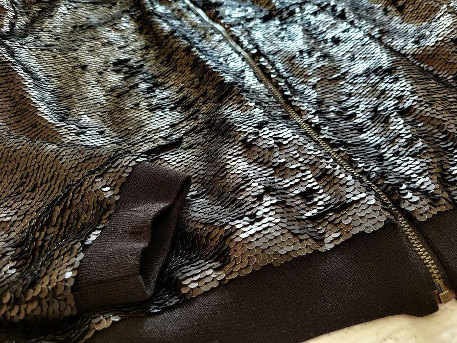 Жакет чёрный с пайетками