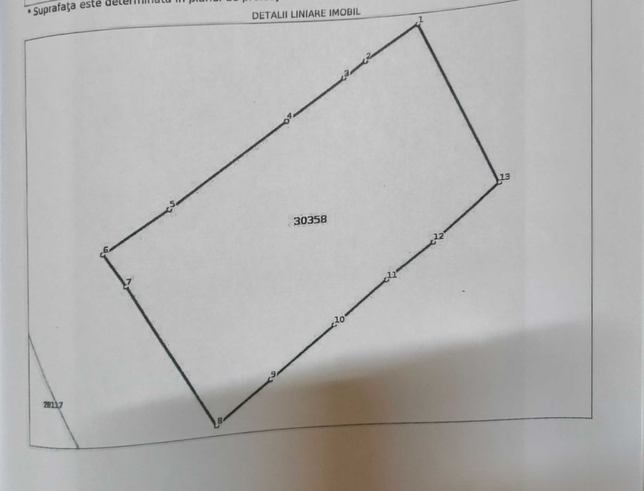 Teren de vânzare – 799 mp, zona Dâmbu, str. Dorobanți, Băicoi, Prahova