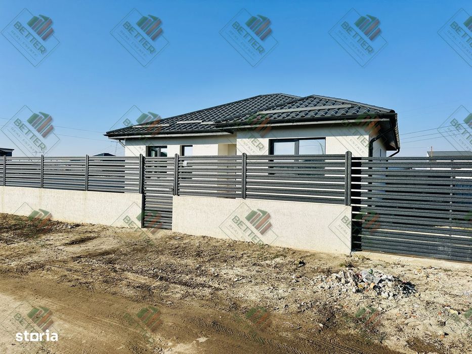 Casa Parter Individuala + Pod Comuna Berceni - 3 camere - 2 Bai