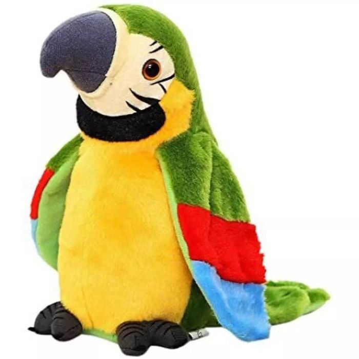-40% НАМАЛЕНИЕ Плюшен говорещ папагал