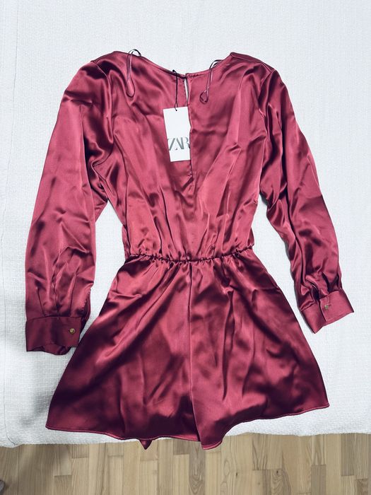 Salopeta Zara satin noua