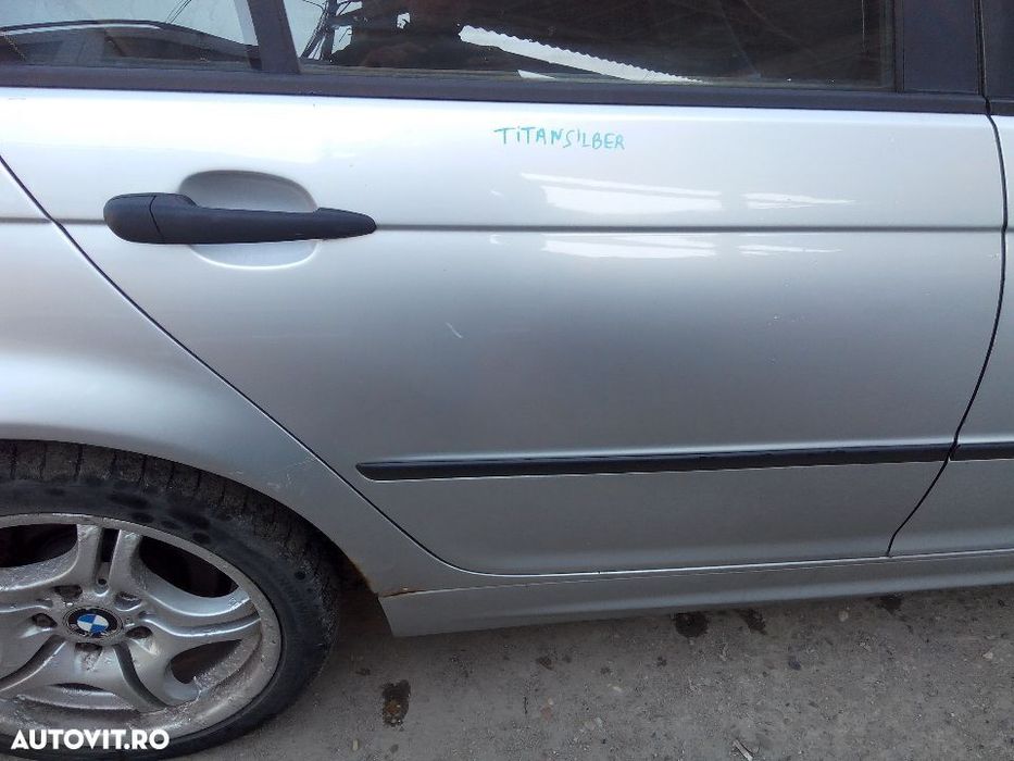 Usa / Portiera Dreapta Spate BMW E46 1997 - 2005 Titansilber Metallic