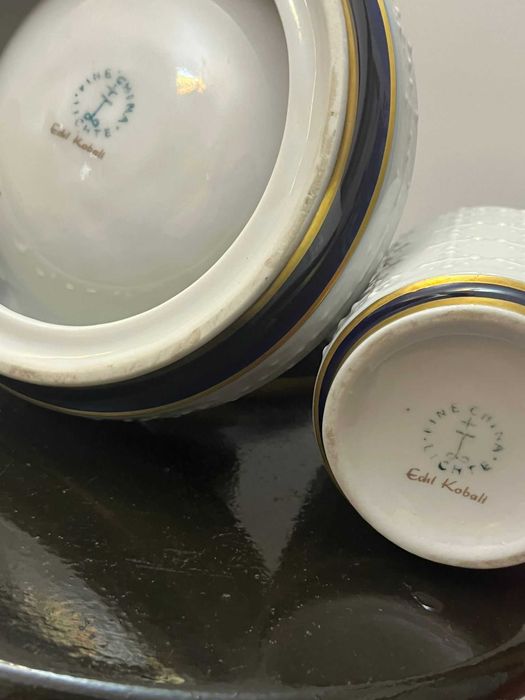 Set portelan Echt Kobalt Thuringia bibelou bibelouri ieftin deosebit
