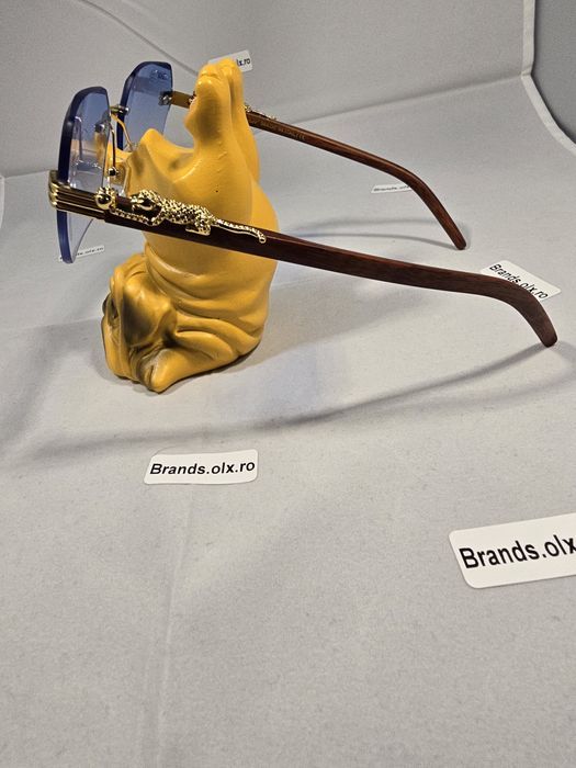 Ochelari de soare Cartier Rimless Blue, made in Italy