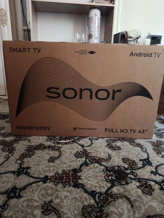 43" Sonor Smart TV — YANGI, QUT