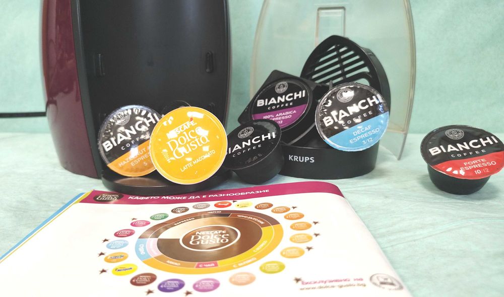 Кафемашина с гаранция 1 година Automat NESCAFÉ® Dolce Gusto Krups Genio.Purple за капсули Долче густо лилава