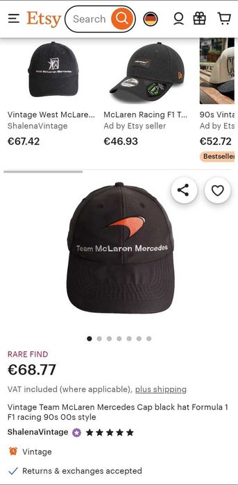 Șapca Team Mc Laren Mercedes