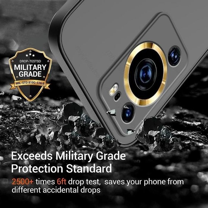 Цветен Кейс Rock за Huawei P60 Pro със защита на камерите