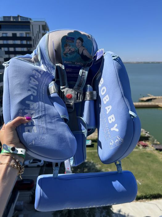 Colac de înot pentru bebeluși , ne-gonflabil + copertina UPF50+