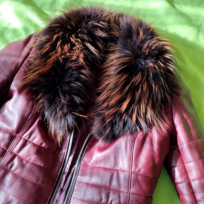 Дамско яке от естествена кожа