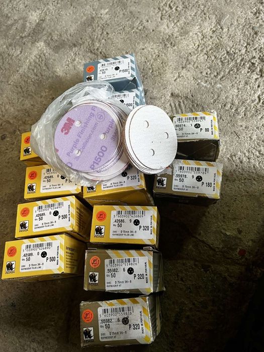 Шкурки диск,Trizakt,материали