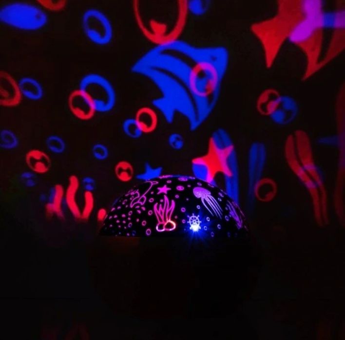 Прожекционна нощна лампа за детска стая