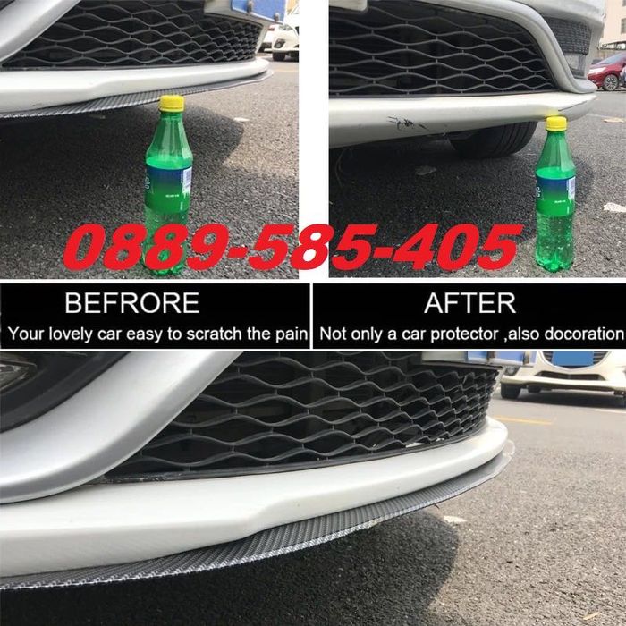 ОРИГИНАЛЕН Тунинг лип спойлер SAMURAI Carbon за кола автомобил броня