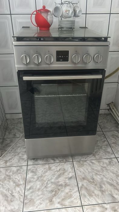aragaz Gorenje 4 ochi, gaz+electric gri