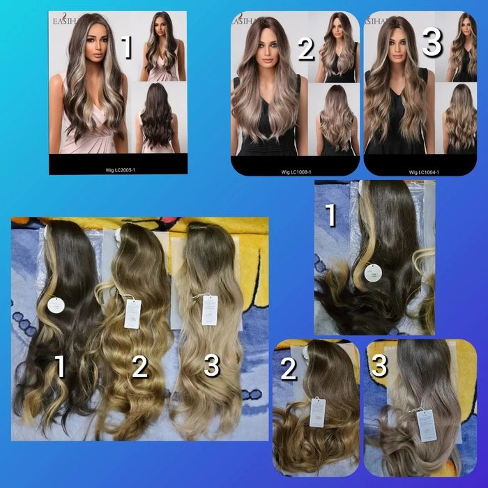 Парики и хвосты  в ассортименте