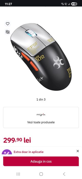 Mouse Gaming Wireless Myria