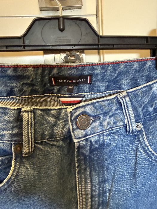 Оригинални дънкови бермуди Tommy Hilfiger 164 см