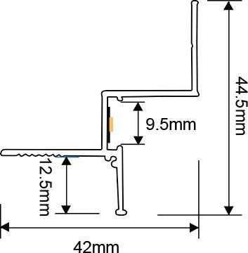 Парящий профиль для гипсокартона