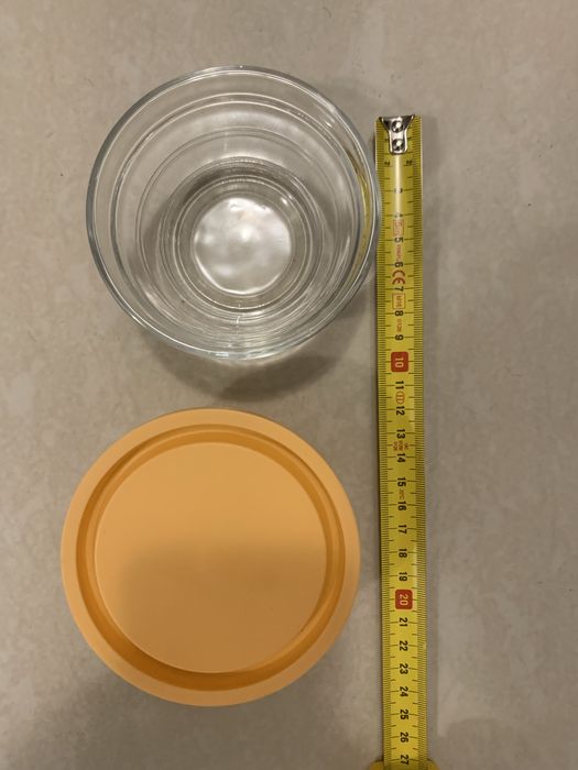 Vand set 3 cutii sticla termorezistenta cu capac