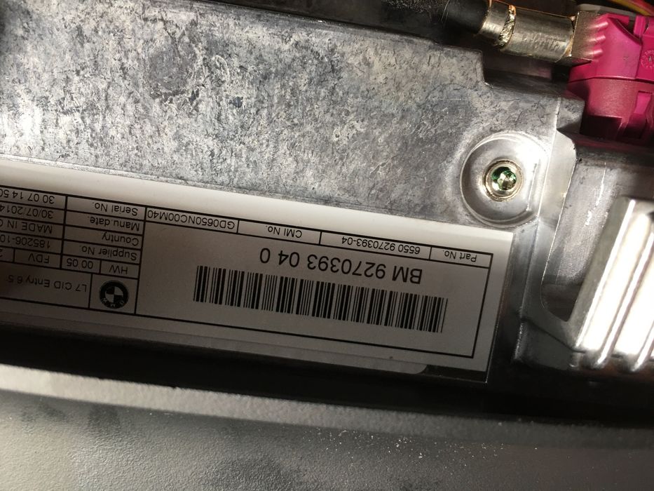 Display navigatie bmw f34,f30,f31 cod 9270393