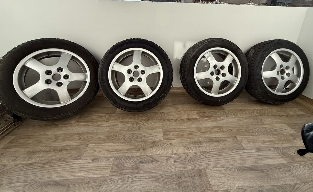 Jante golf + anvelope de iarna hankook 205/55/R16