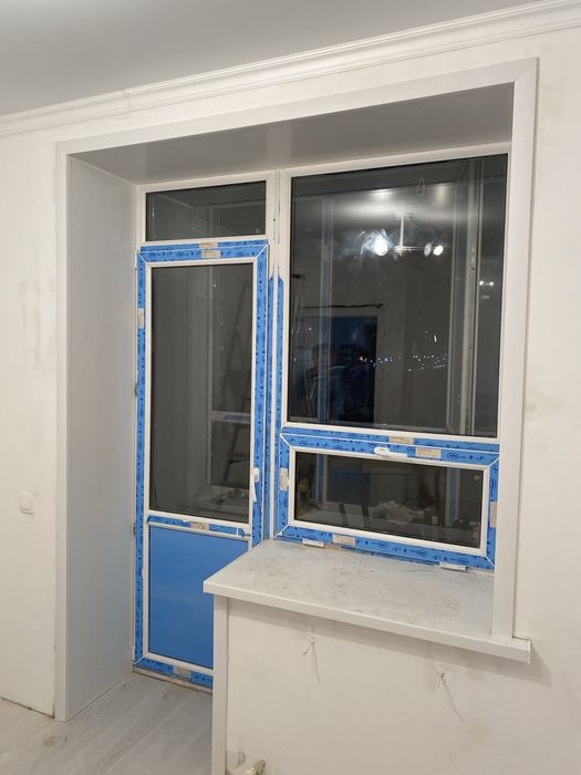 Откосы из пластика. Сендвич панели.