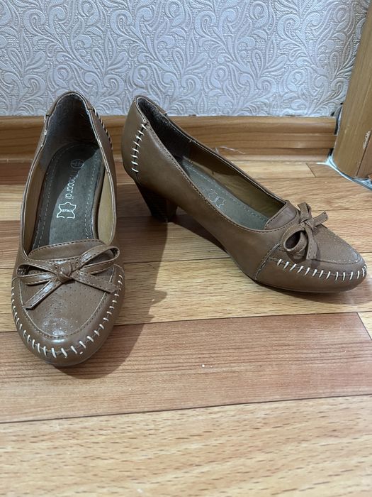 Туфли кожаные