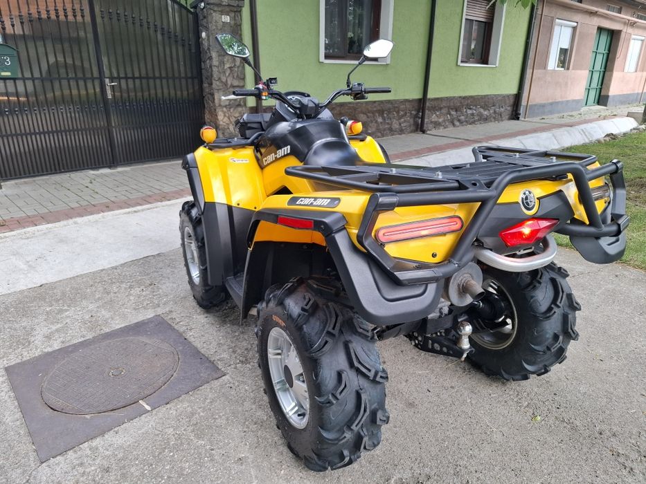 2012 Can Am Outlander Bombardier cu Servo si Încălzire Mânere! Stare Perfectă  Înmatriculat Ianuarie 2026