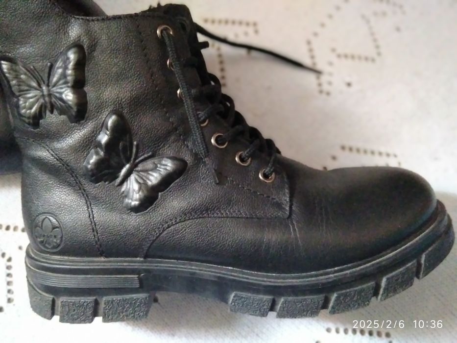 Ботинки 38 RIEKER жен.